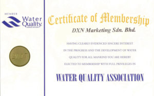 Miembro de la Asociación por la Calidad del Agua